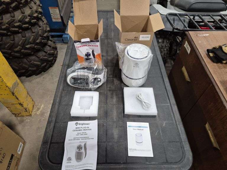 Electric Ceramic Heater & Meleden Air Cleaner