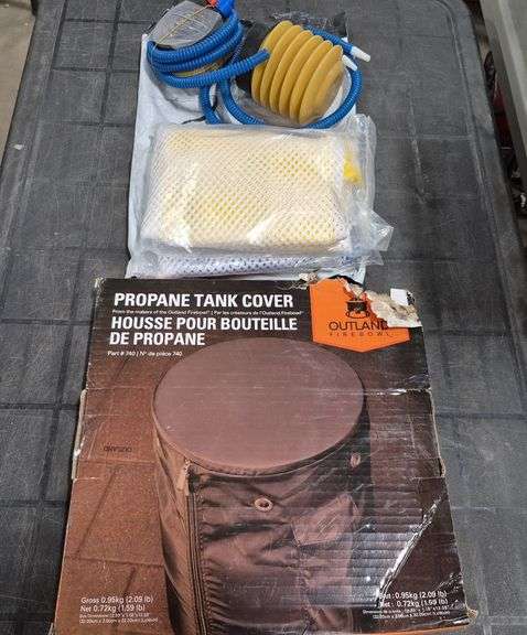 Air Mattress & Pump & Propane Tank Cover