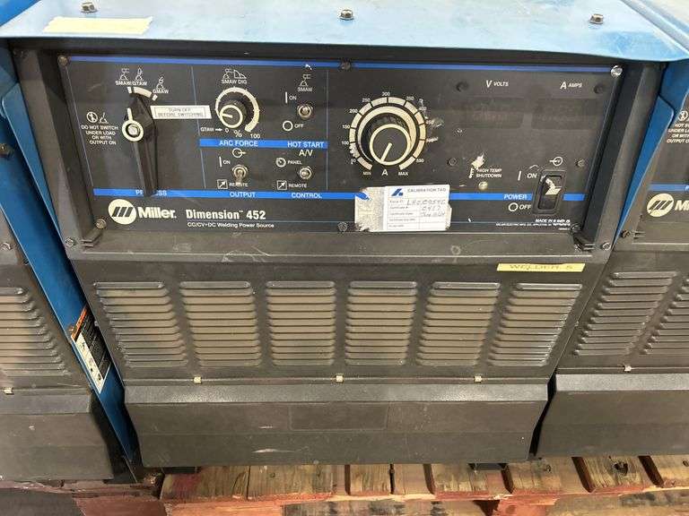 3-Phase Miller Dimension 452 Welder