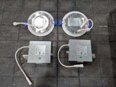 2 Ortech LED 4" Recessed Lights with Ortech Dimmable LED Drivers