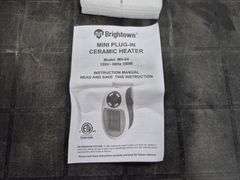 Electric Ceramic Heater & Meleden Air Cleaner