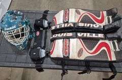 Kids Hockey Goalie Pads, Hockey Goalie Mask, Fit Bros Hydration Belt