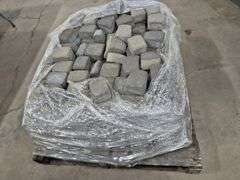 Pallet of Varying Sizes and Shapes of Paving Stones