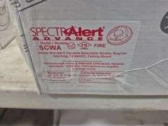 4 Packages of Standard Candela Selectable Strobe Fire Alarms