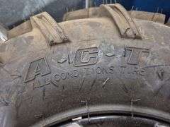 4 Recreational Vehicle Tires with Rims
