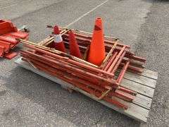 Metal Road Sign Stands & Plastic Barriers