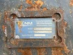 NM Attachments 96 in Q/C Pipe Wheel Loader Grapple (Fits John Deere 744K)