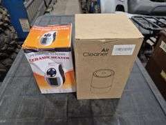 Electric Ceramic Heater & Meleden Air Cleaner