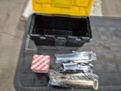 Toolbox w/ Assort. Combination Wrenches, Filter, Grease Gun,Tubular Box Spanner