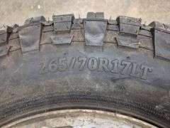 4 Rims and Tires (265/70R17LT)