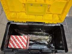 Toolbox w/ Assort. Combination Wrenches, Filter, Grease Gun,Tubular Box Spanner