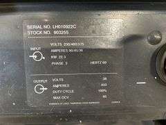 3-Phase Miller Dimension 452 Welder