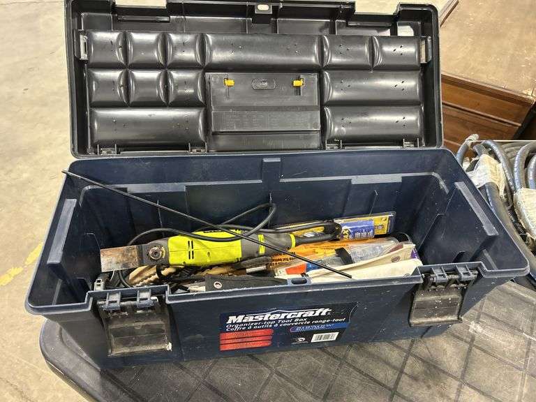 Toolbox with Assortment of Tools