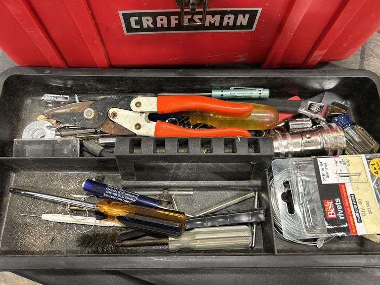 Tool Box with Misc. Tools