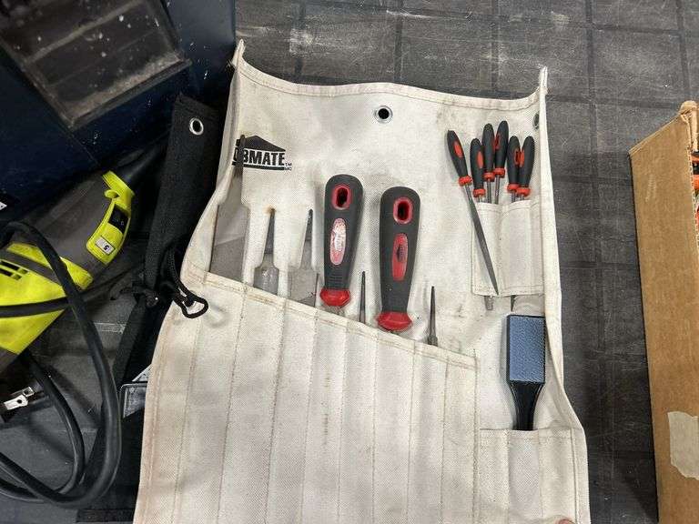 Toolbox with Assortment of Tools