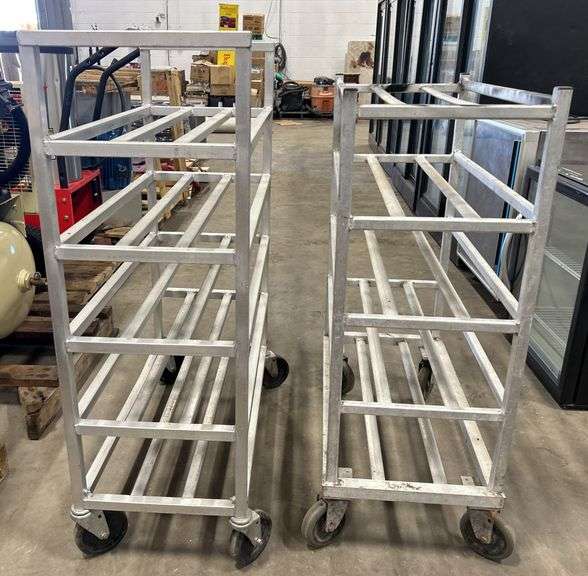 5-Tier Mobile Cooling Rack (x2)