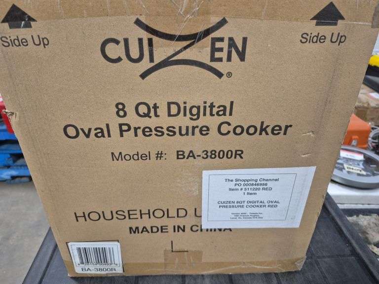 Unused (8 Quart) Digital Oval Pressure Cooker