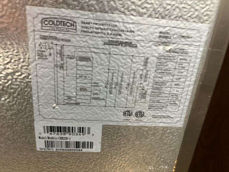 Coldtech Commercial Refrigerator