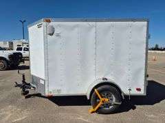 2013 Continental Cargo 8ft Enclosed Trailer (Complete with Wheel Chock & Spare Tire)