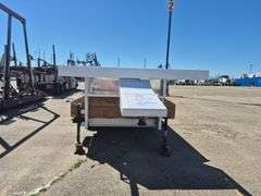 1998 Slumber Queen 5th Wheel Utility Flat Bed Trailer