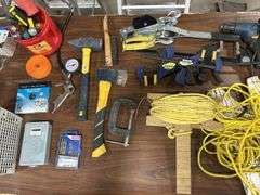 Assortment of Tools & Table