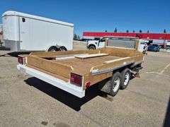 1998 Slumber Queen 5th Wheel Utility Flat Bed Trailer
