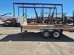 1998 Slumber Queen 5th Wheel Utility Flat Bed Trailer
