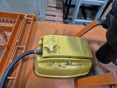 Hydraulic Kwik Crimp Machine on a Rolling Cart with Foot Pedal