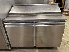 2-Door Prep Counter Fridge