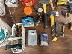 Assortment of Tools & Table