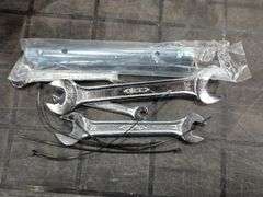 Toolbox w/ Assort. Combination Wrenches, Filter, Grease Gun,Tubular Box Spanner