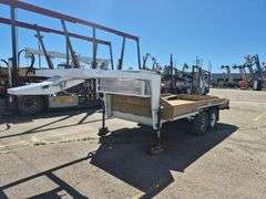 1998 Slumber Queen 5th Wheel Utility Flat Bed Trailer