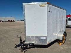 2013 Continental Cargo 8ft Enclosed Trailer (Complete with Wheel Chock & Spare Tire)
