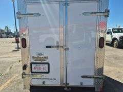 2013 Continental Cargo 8ft Enclosed Trailer (Complete with Wheel Chock & Spare Tire)