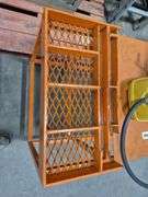 Hydraulic Kwik Crimp Machine on a Rolling Cart with Foot Pedal