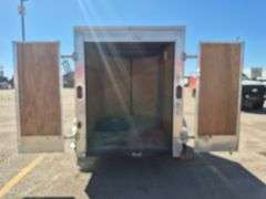 2013 Continental Cargo 8ft Enclosed Trailer (Complete with Wheel Chock & Spare Tire)