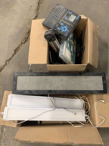 Cabinet Lights ,LED Name Tag & Box of Musical Accessories