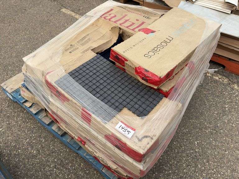 Assortment of Wall/Floor Tile (Blue & Blk Colour)