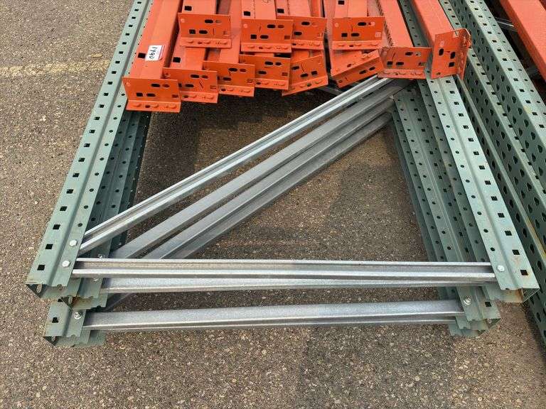 Pallet Racking (4x) 12'-Ends & (12x) 8'-Arms