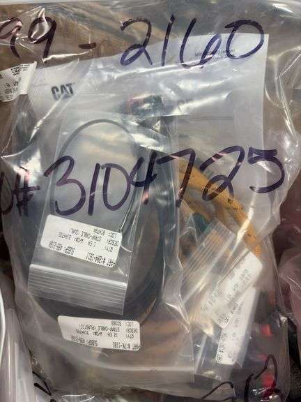 Crate with CAT branded Hydraulic Hoses & Components (Unused)