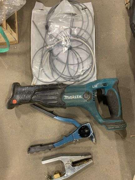 Makita Recip Saw, Westward Hand Riveter, Liner Replacement, Heavy Duty Clamp