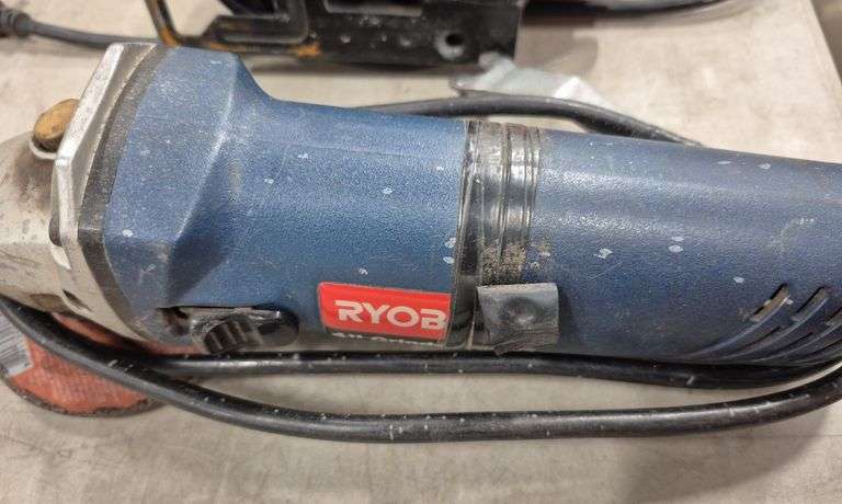 Corded Ryobi Circular Saw, Black & Decker Jigsaw and Corded Ryobi Angle Grinder