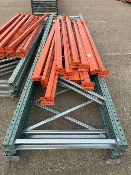Pallet Racking (4x) 16'-Ends & (12x) 8'-Arms
