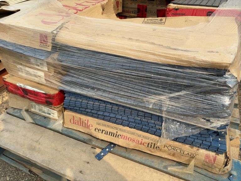 Assortment of Wall/Floor Tile (Blue & Blk Colour)