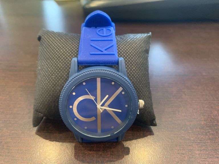 Calvin Klein Blue Large Letter Kingface (Unverified)