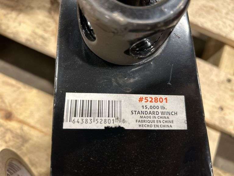 32” Tightening Bar & 2x 15,000 lb Standard Winch