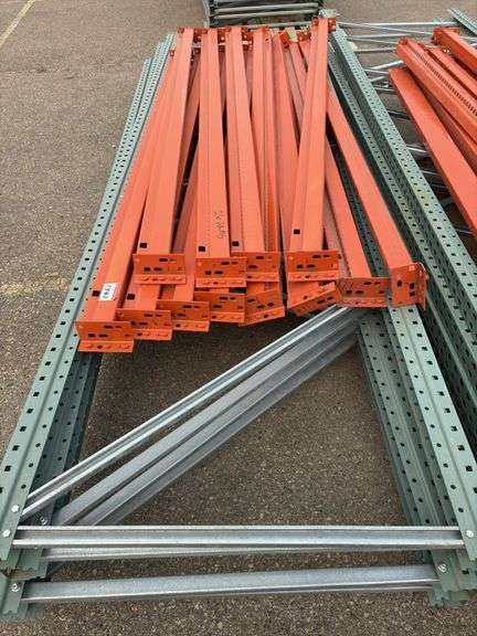 Pallet Racking (4x) 12'-Ends & (12x) 8'-Arms