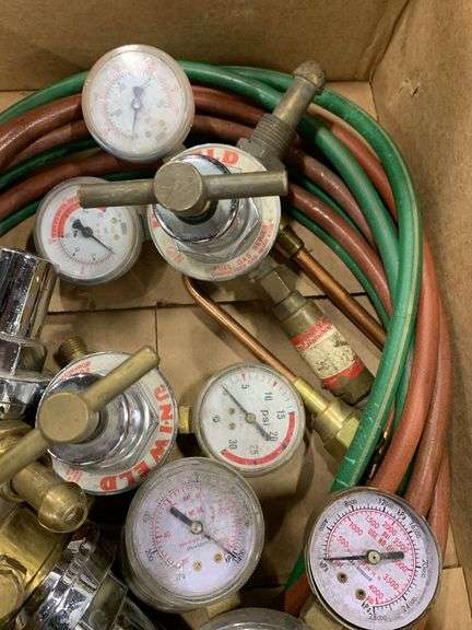 Assortment of Gas & Oxygen Regulator