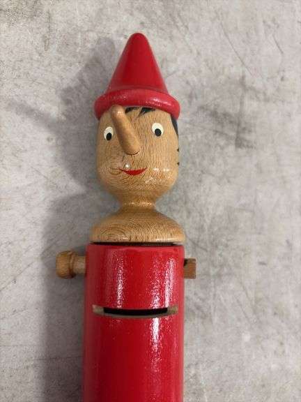 Pinocchio Wooden Money Box