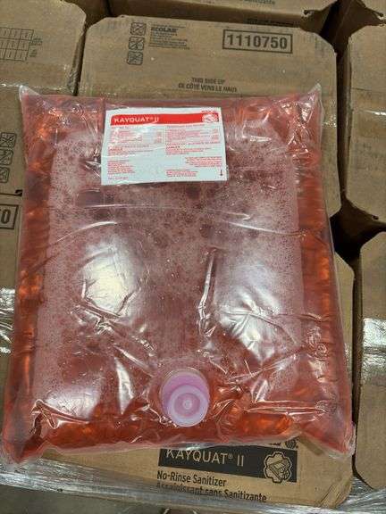 Pallet of No-Rinse Sanitizer (Unopened)